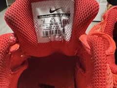 Nike Air Max Red Mesh Breathable Cushioned Lightweight Sneaker Unisex Kids US 7