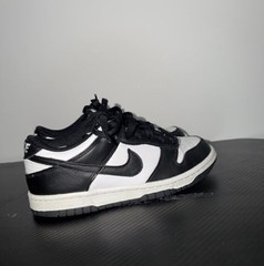 Nike Dunk Low GS Panda Black/White Leather Low Top US 4Y CW1590-100