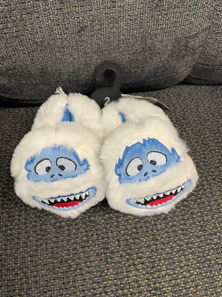 Abominalbal SNOWMAN RUDOLPH THE RED NOSED REINDEER Toddler SIZE 2 SLIPPER