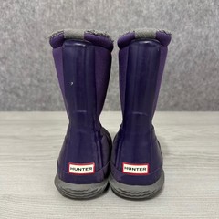 Hunter Kids Original Insulated Slipper Boots Purple UK 8 Kids US 9 Rain Boots