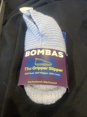 Bombas Slippers Light Blue Toddler 5-7 Gripper Slipper Sock Grippers NEW