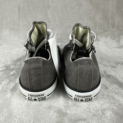 Converse Chuck Taylor All Star Shoes Junior 4 Grey Zipper Unisex Sneakers Youth