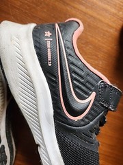 Nike Kids Star Runner 2.0 Running Shoes AT1801-002 Black Pink Kids Size 12C