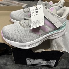 Adidas UltraRun 5 EL C ‚Grey / Bliss Lilac‘ / IH1525 / Unisex Youth Size 2 C