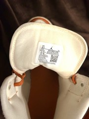 Jordan Air Jordan 1 Mid Kids Sneaker Orange/White Leather Mid Top US 8.5