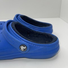 Crocs Classic Lined Clog – Kids- Blue – Size J1