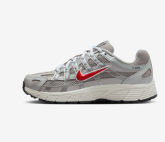 Nike P-6000 Fire Red Vast Grey HV5064-009 GS SZ 4Y-7Y Womens New Casual