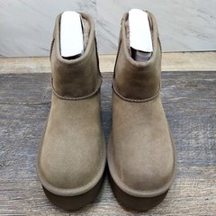 UGG Big Kids Classic Mini Platform 1143700K Smoke Plum Suede Slip On Boots 13c
