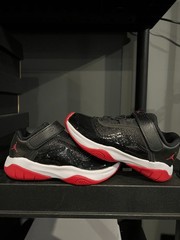 Nike Jordan 11 CMFT Low PS Black Patent Shoes CZ0905-005