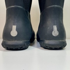 Bogs York Solid Insulated Rain Boots Black Pull On Waterproof Warm Kids Size 12