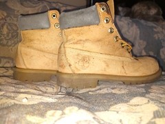TIMBERLAND Classic 6″ Junior Waterproof Boots /Wheat Nubuck (12909M), Size 5.5