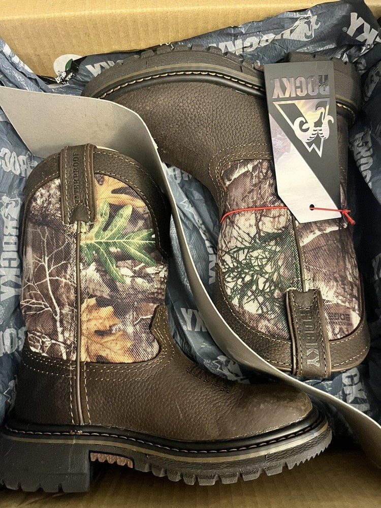 Kid’s Rocky Cowboy Boots- Original Ride Flx