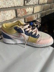 Size 4.5 (GS) – Jordan 1 SE Low Multi-Color Canvas