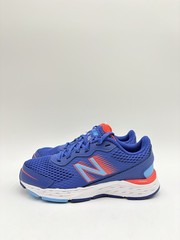 New Balance Kids 680v6 Size 1 Blue Red |YP680BR6|