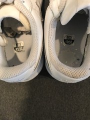 Nike Air Force 1 (PS) White Leather Sneakers #314193 117 BOYS 13.5 Child