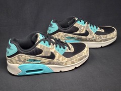Nike Air Max 90 Camo GS Youth Multi Sizes Blue Aqua Camo Shoes IF3092-100 NBY