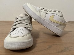 Jordan Air Jordan 1 Low Alt Shoes Toddler Size 11C White Sneakers FN7376-181
