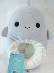 Squishmallow Slippers Kids Plush Samir The Blue Whale NWT Size 13 / 1 NWT