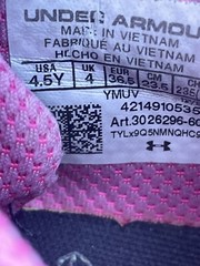 UNDER ARMOUR Curry Flow 10 Unicorn & Butterfly Girl Dad Shoes Size 4.5 Youth