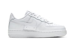 Nike Air Force 1 Low Triple White 2017 PS Kids 314193-117 New Authentic