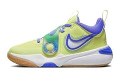 Nike Team Hustle D11 SE Luminous Green Ultramarine Big Kids Youth Sz 2