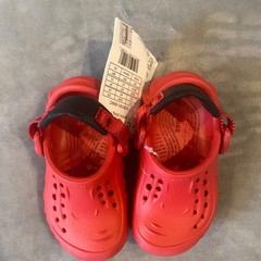 Crocs Echo Clogs Kids Shoes Varsity Red Size C5