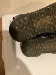 Doc Martens 1460 Junior black patent leather cosmic glitter boots size 2 Zip