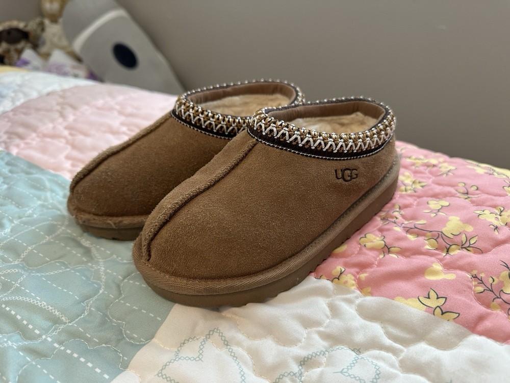 UGG Toddler Tasman II Bootie Slipper Chestnut, Size US 11T