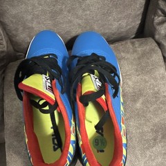 FILA Multicolor Unisex Kids Athletic Sneakers Blue Red Yellow US Size 9.5
