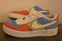 Nike Air Force 1 Low Lv8 Next Nature TD Hemp-Multi Sneakers DV2192-400 Size 5Y