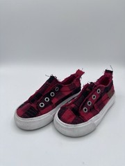 Blowfish Buffalo Plaid Play Sneaker-Kids & Toddler Size 7