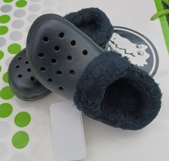 CROCS MAMMOTH BLITZEN POLAR KID BAYA CLOG SHOE~Black~Junior Men 1~Women 3~NWT