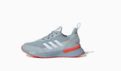 Adidas Rapidarun Elite J Grey/Blue FV5050 Kids Size 4.5