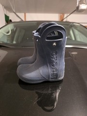 Crocs Kids Freesail Rain Boots Blue Size G 12 US