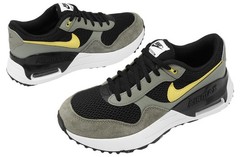 Big Kids Size 4.5Y Nike Air Max SYSTM (GS) Black/Saturn Gold DQ0284-007 NIB
