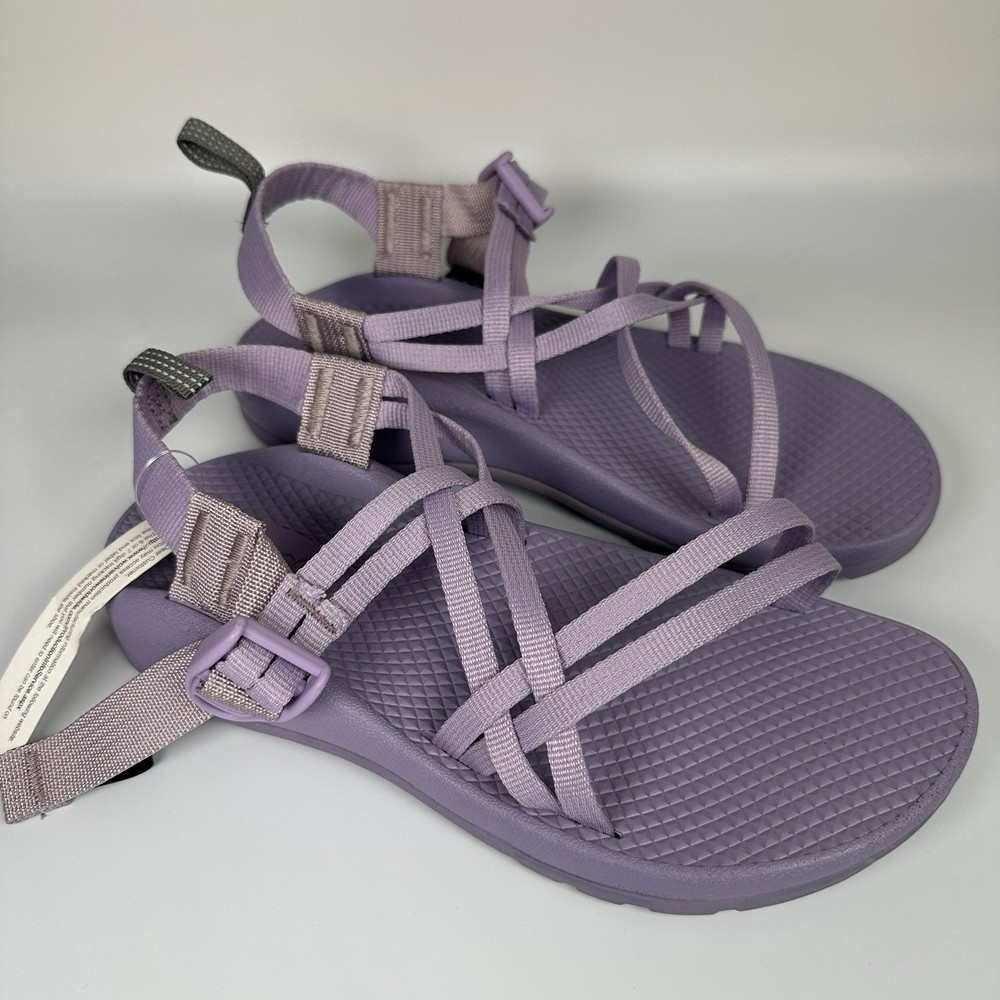 Chaco ZX 1 EcoTread Kids US Size 5 Green Hiking Sports Sandals Purple