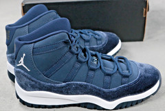 Air Jordan 11 Retro PS Midnight Navy Velvet Kids Size 2.5Y D03857-441 NEW
