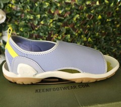 Keen Knotch River Open Toe Sandals Size 5 Youth Heather Blue Yellow 1026158 NIB