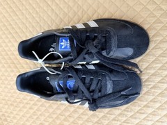 Size 4 1/2- adidas Samba OG Black Gum
