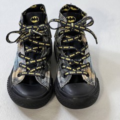 Batman Converse Youth Sz 13 All Star Chuck Taylor Hi Top Sneakers DC Comics