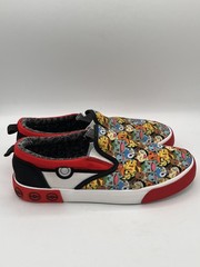 Ground Up Pokemon Slip On Canvas Skate Sneakers Unisex Youth Teens Size 6