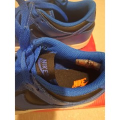 Nike Dunk Low PS Hyper Cobalt Black White CW1588-001 Size 3Y Kids Used Preschool