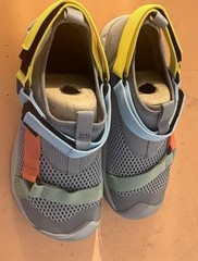 TEVA Kids Outflow Universal Closed Toe Sandals US 2 Grey Multi Water Shoes NEW