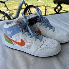 Nike Air Jordan 1 Mid 2022 “Spring Stitch” (Size 7Y) DX2462-100 Mint