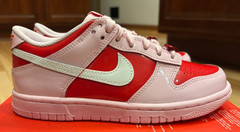 Nike Dunk Low BG Valentine’s Day Pink Foam Summit White IQ0218 663 Size 3.5Y