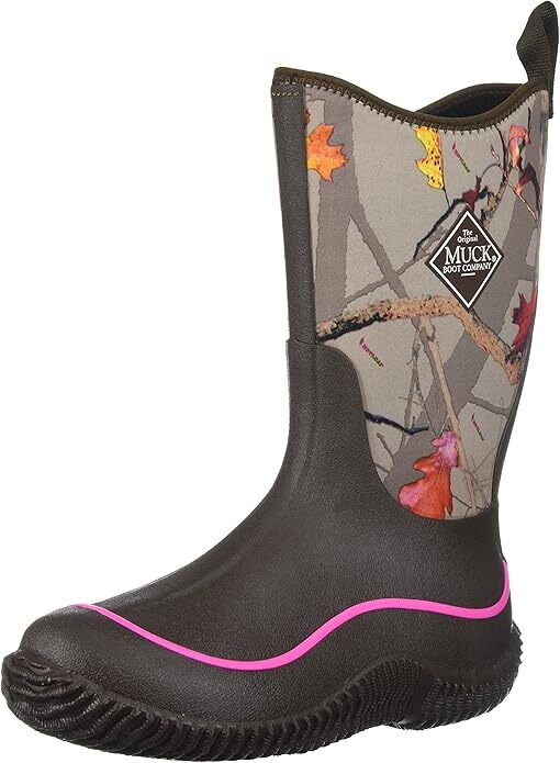 Muck Boot Kid’s Hale Hot Leaf Boot, Brown/Hot Leaf Camo, Size US 11 M Little Kid