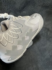 Puma MB1 Lo Jr White/Silver #377368-04 Size 7