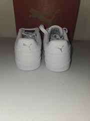 Puma Kids Caven 2.0 PS White/Silver/Black Shoes (393838-02) Size-1C