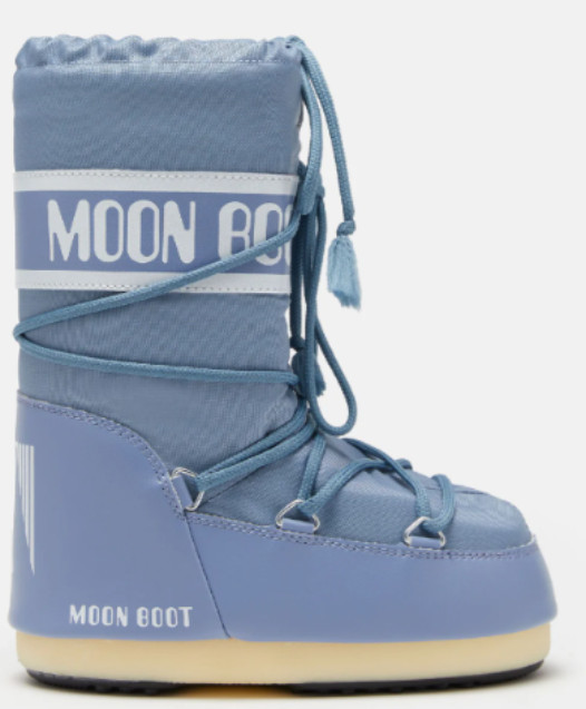 Moon Boot Jr Icon Nylon Elephant Grey Kids EU 23/26 US 7J/9.5J