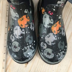 Bogs Classic Moons Boots Youth 6 Winter Pull On Round Toe Mid-Calf Gray Black
